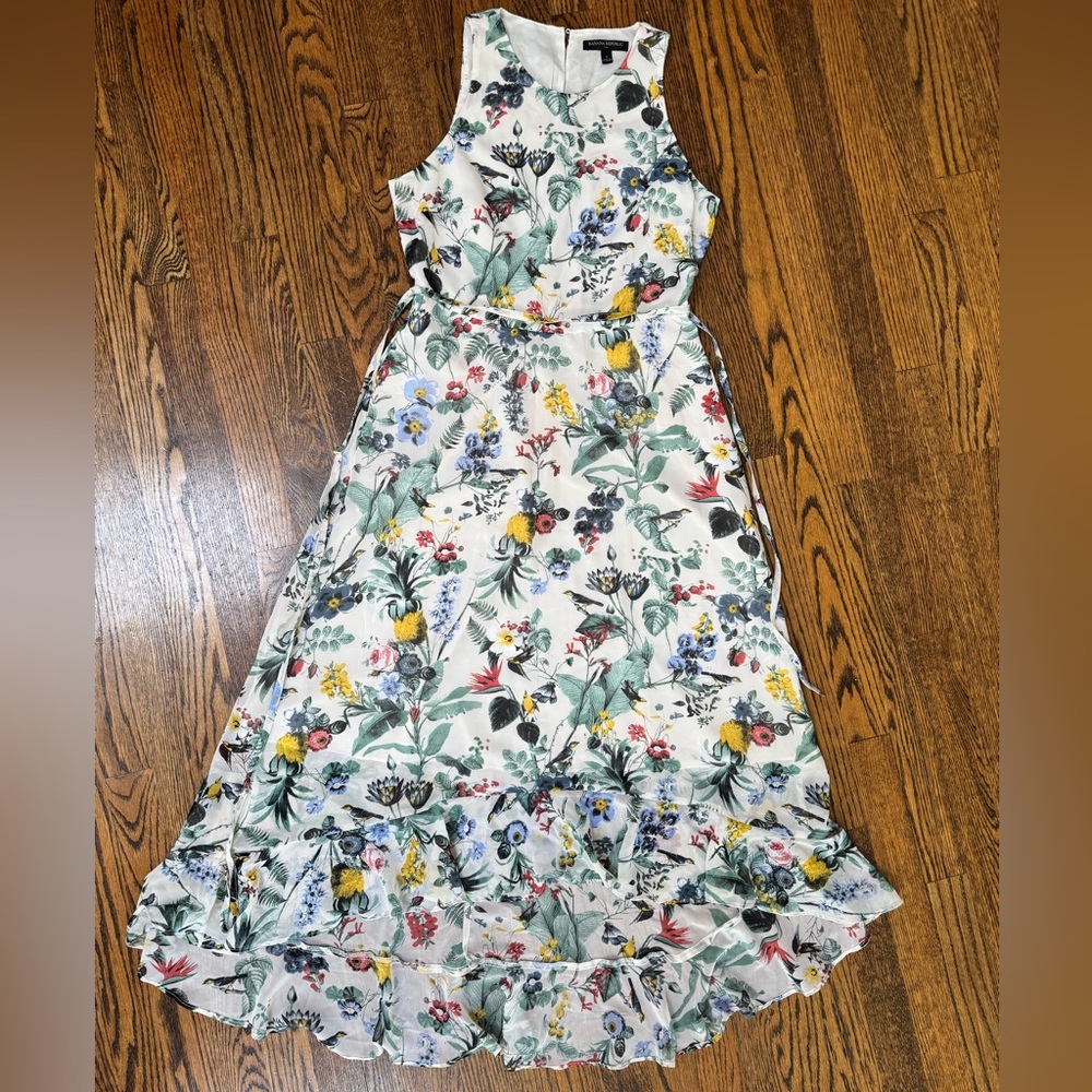 Banana Republic size 4 hi-lo floral dress